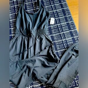 Abercrombie NWT size small navy blue jumpsuit